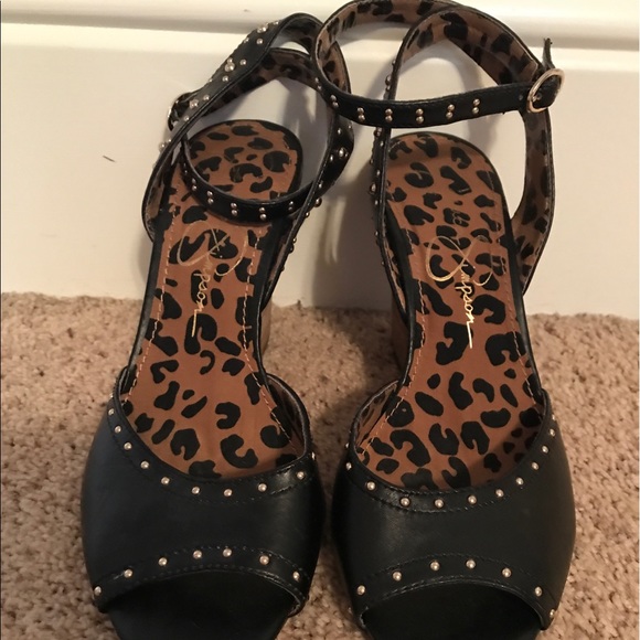 ❤️Jessica Simpson | Wedge | Stud | Strap | 8.5 - Picture 4 of 4